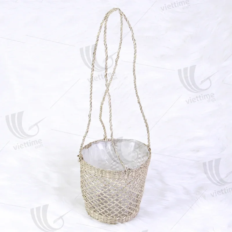 Seagrass Hanging Planter