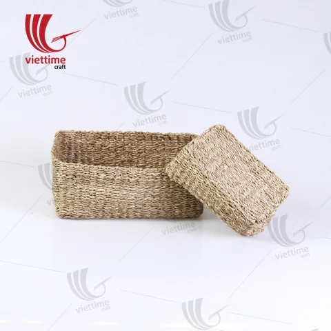 Seagrass Tray Basket Set