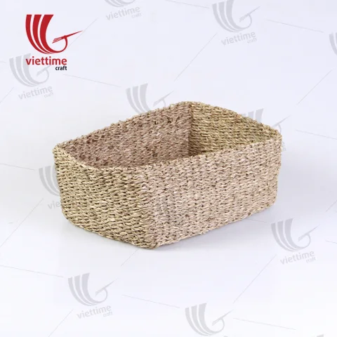 Seagrass Tray Basket Set