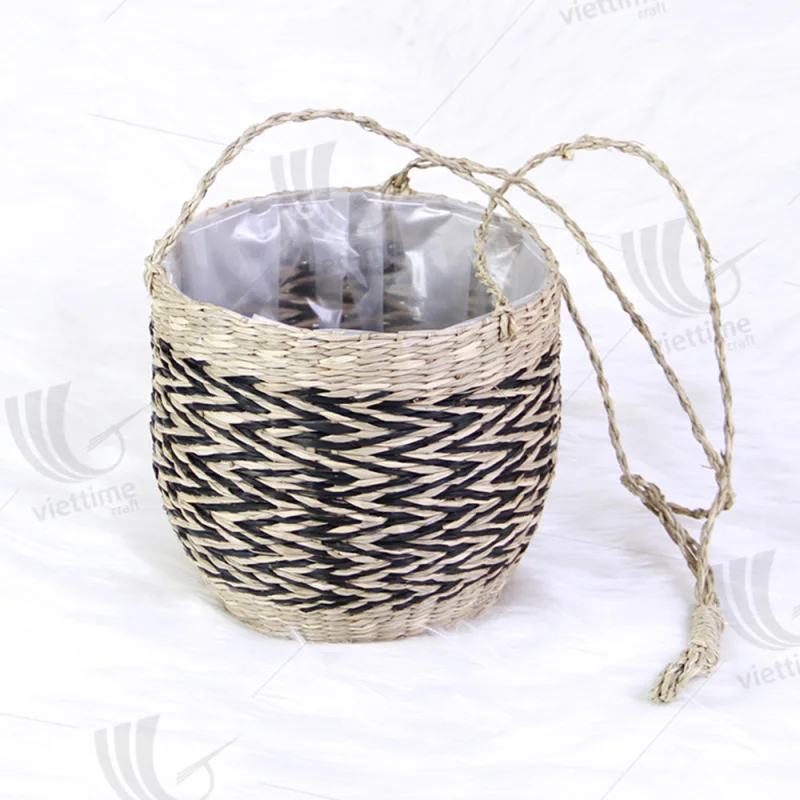 Seagrass Hanging Planter