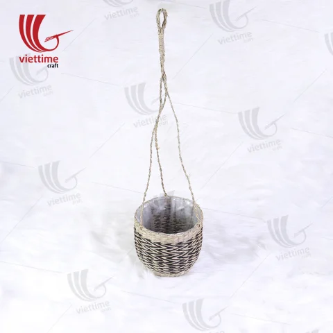 Seagrass Hanging Planter