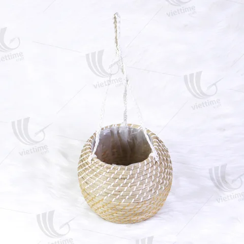 Rattan Export Seagrass Hanging Planter - REX-C00102