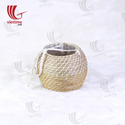 Seagrass Hanging Planter