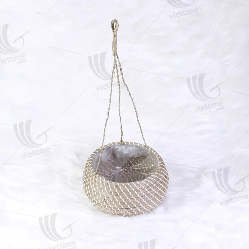Seagrass Hanging Planter