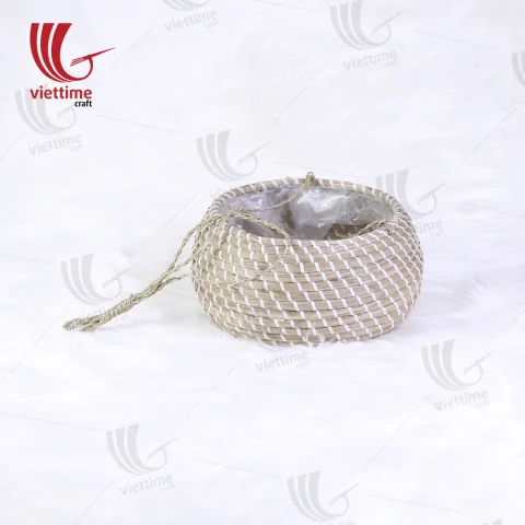 Seagrass Hanging Planter