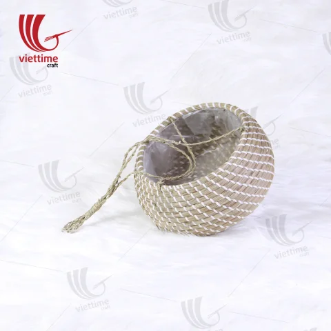 Seagrass Hanging Planter