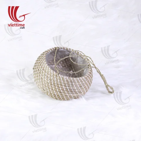 Seagrass Hanging Planter