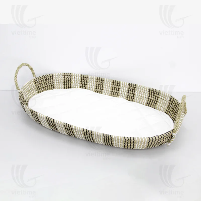 Seagrass Baby Changing Basket
