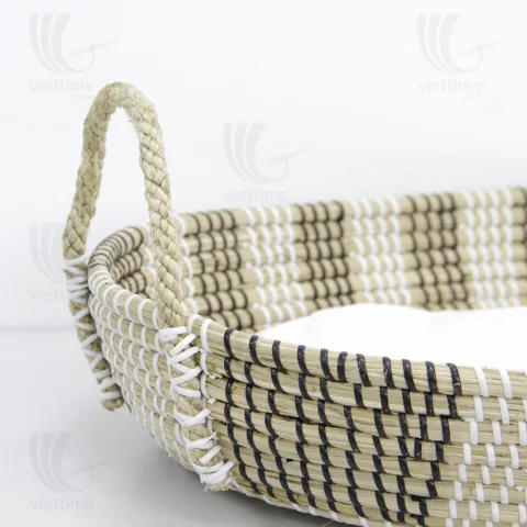 Seagrass Baby Changing Basket