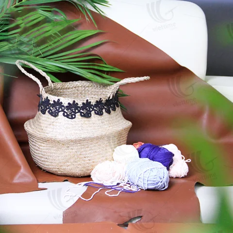 Rattan Export Seagrass Belly Basket - REX-C00177