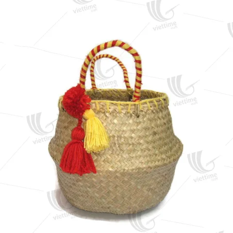 Rattan Export Seagrass Belly Basket - REX-C00190