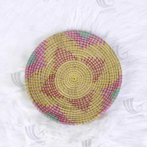 Rattan Export Seagrass Plate Wall - REX-C00230