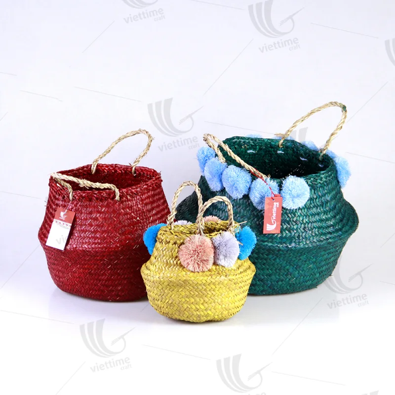 Seagrass Belly Basket Set