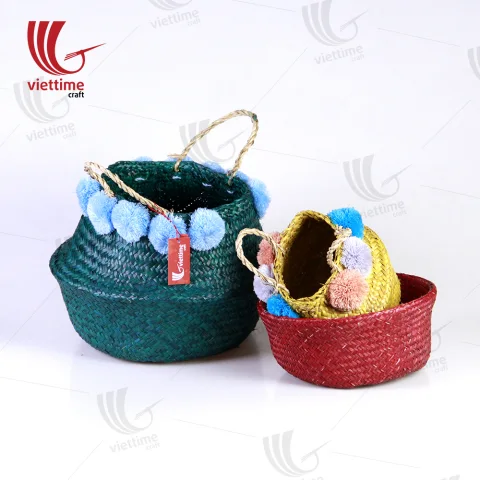 Seagrass Belly Basket Set