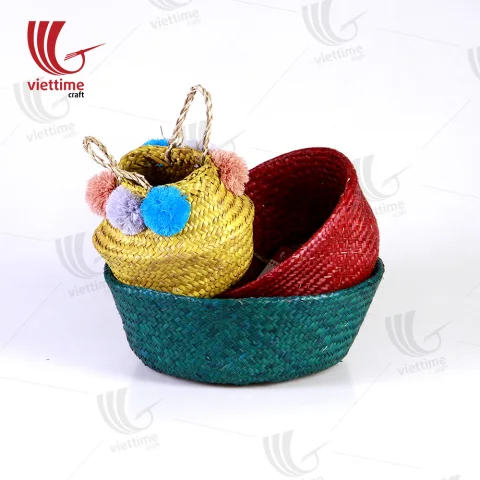 Seagrass Belly Basket Set