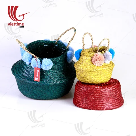 Seagrass Belly Basket Set