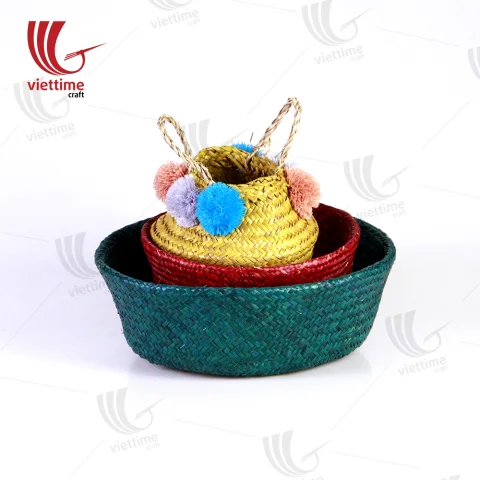 Seagrass Belly Basket Set