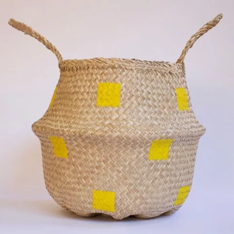 Rattan Export Seagrass Belly Basket - REX-C00274