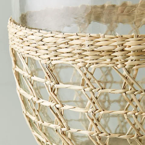 Seagrass Wrapped Serving Bowl