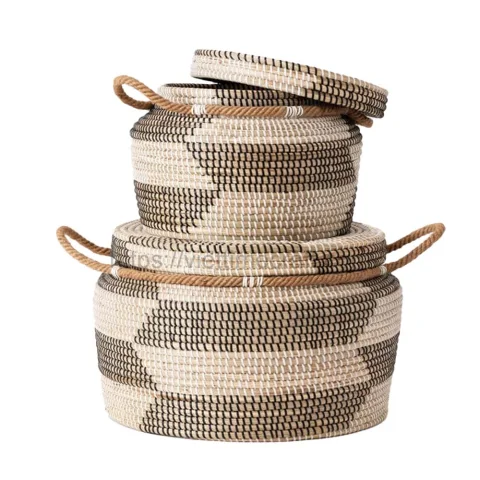 Rattan Export Seagrass Storage Basket - REX-C00316