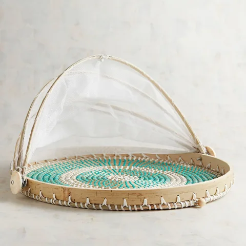 Rattan Export Seagrass Food Cover Basket - REX-C00328