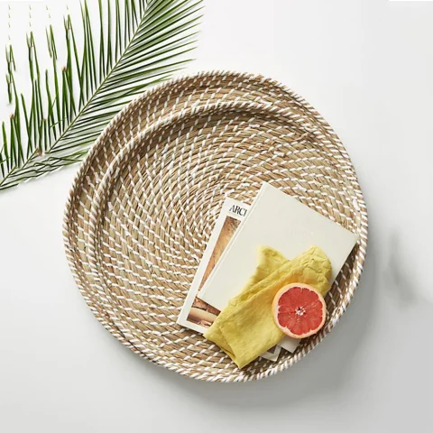 Rattan Export erba marina vassoio - REX-C00329