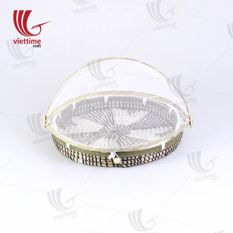 Seagrass Food Cover Basket Set
