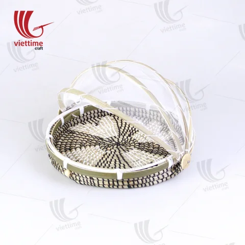 Seagrass Food Cover Basket Set