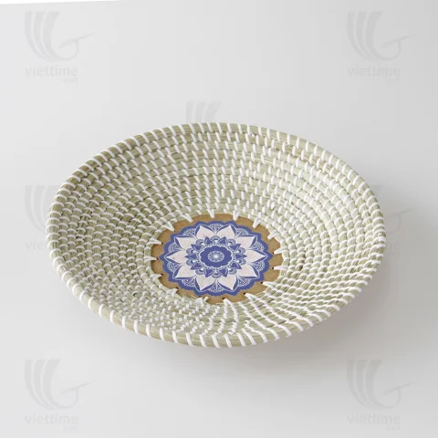 Seagrass Wall Decor Disc
