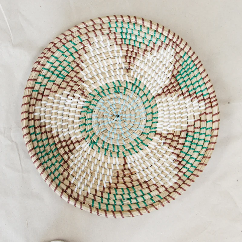 Flower Seagrass Wall Decor