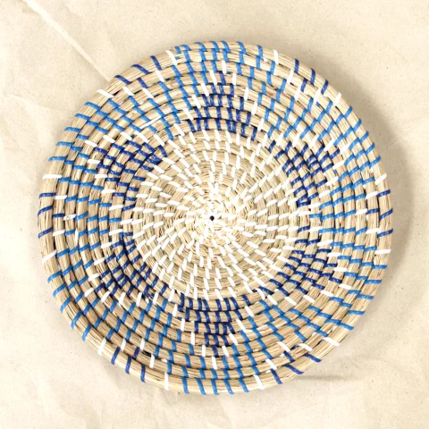 Flower Seagrass Wall Decor