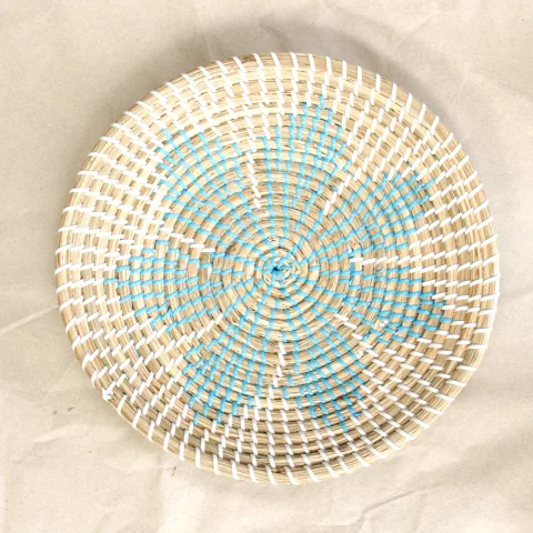 Flower Seagrass Wall Decor