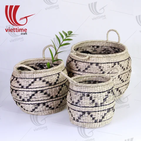 Seagrass Storage Basket Set