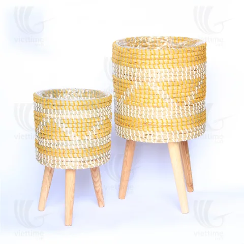 Rattan Export Seagrass Plant Stand - REX-C00466
