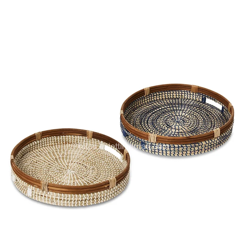 Seagrass Tray Mixed Rattan