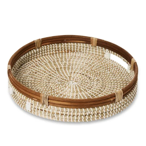 Seagrass Tray Mixed Rattan
