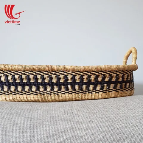 Seagrass Baby Changing Basket