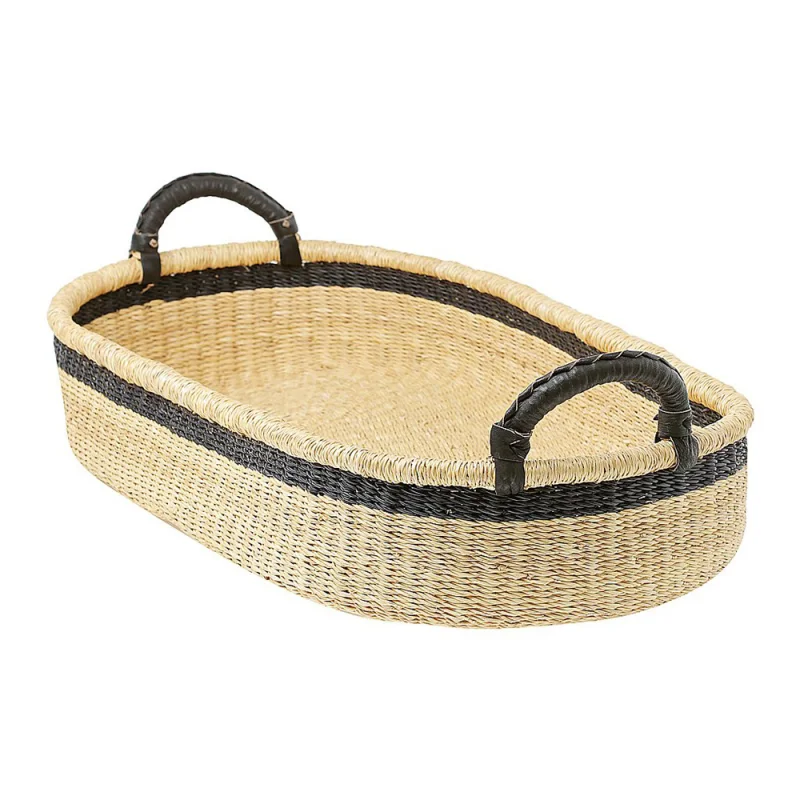 Seagrass Baby Changing Basket