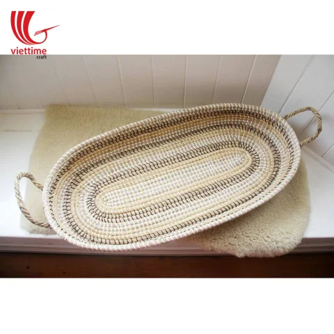 Seagrass Baby Changing Basket