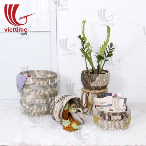 Seagrass Storage Basket Set