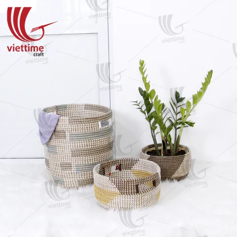 Seagrass Storage Basket Set