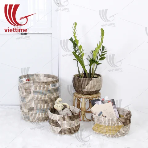 Seagrass Storage Basket Set