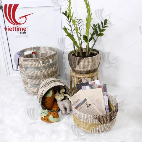 Seagrass Storage Basket Set