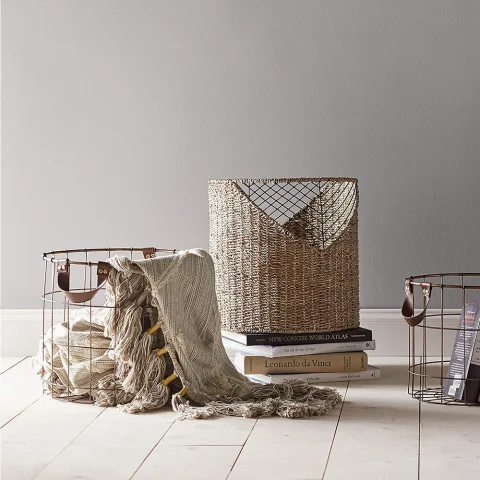 Seagrass Laundry Basket Set
