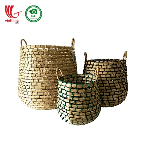Seagrass Laundry Basket set
