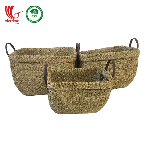 Seagrass Storage Basket Set