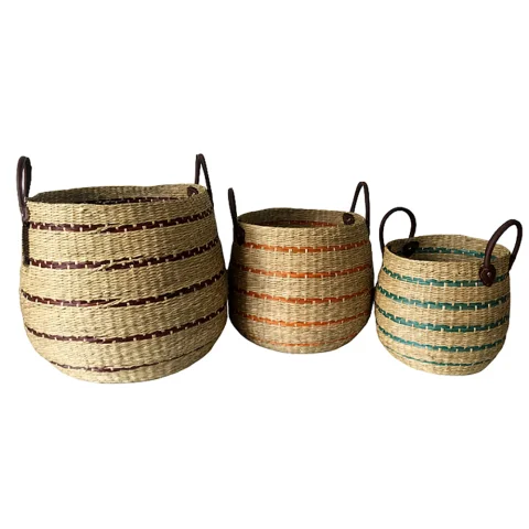 Seagrass Storage Basket Set
