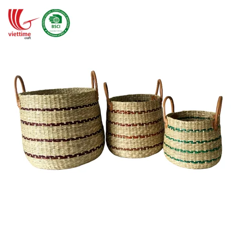 Seagrass Storage Basket Set
