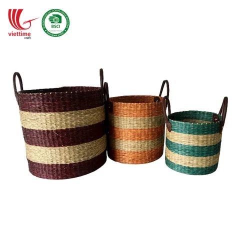 Seagrass Storage Basket Set