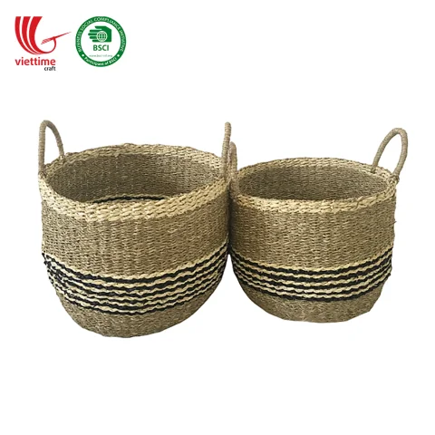 Seagrass Storage Basket Set